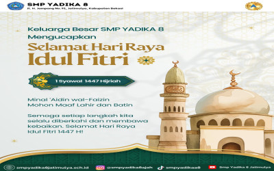 Selamat Hari Raya Idul Fitri 1 Syawal 1447 Hijriah